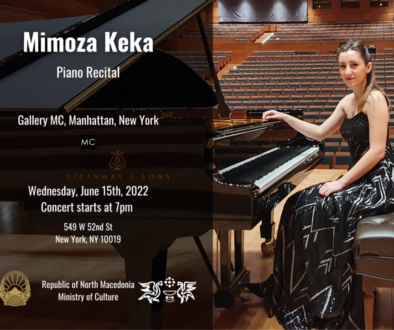 Piano Recital NYC Mimoza Keka