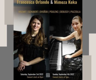 Mimoza Keka and Francesca Orlando Pianist