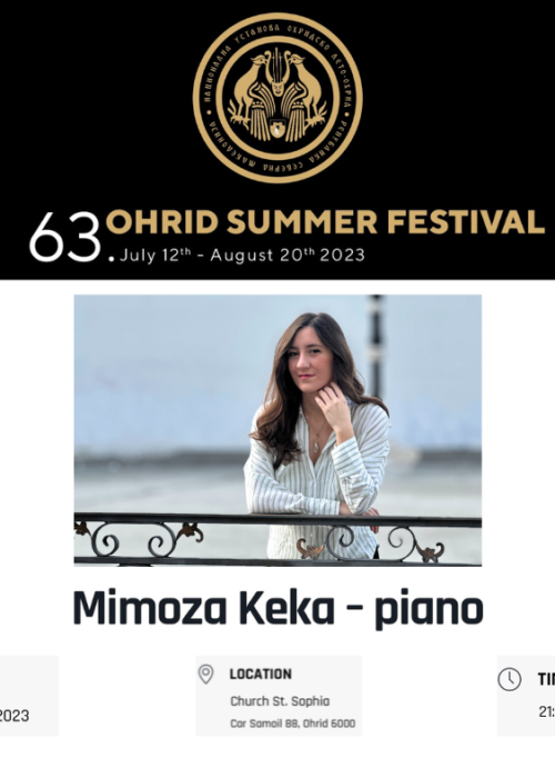 Ohrid Summer Festival August 16th