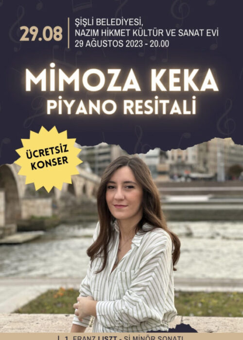 MImoza Keka Piano Recital in Istanbul