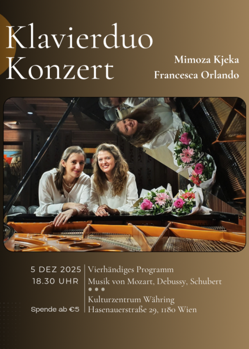 Piano Duo Kjeka Keka Mimoza Orlando Francesca Vienna Wien